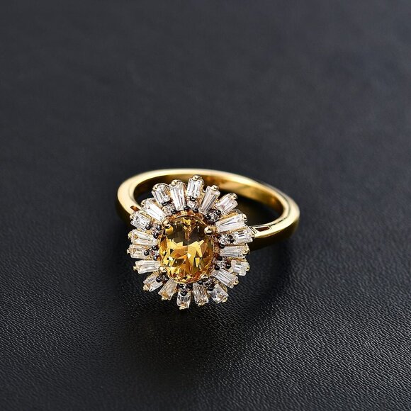 Ring Size 9.0 AAA Brazilian Heliodor 2.35ctw in 18K Gold over Sterling Silver - Picture 3 of 7